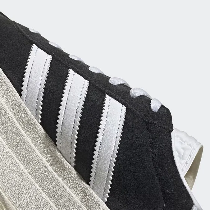 Кроссовки женские adidas Originals Gazelle Bold Core Black/Cloud White/Core White