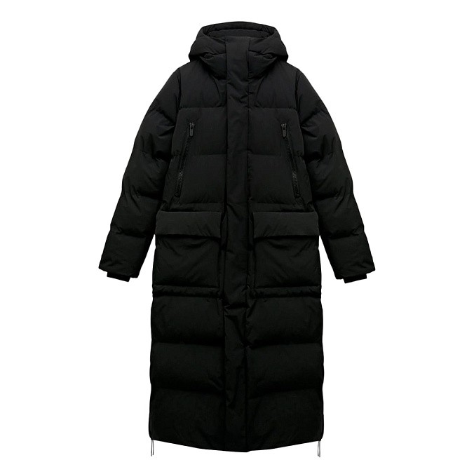 Пуховик на магнитах мужской SHU чёрный