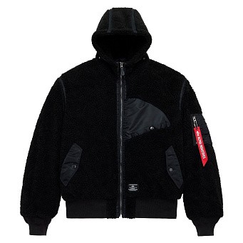 Куртка мужская Alpha Industries Sherpa Onion Quilting Flight Jacket Black