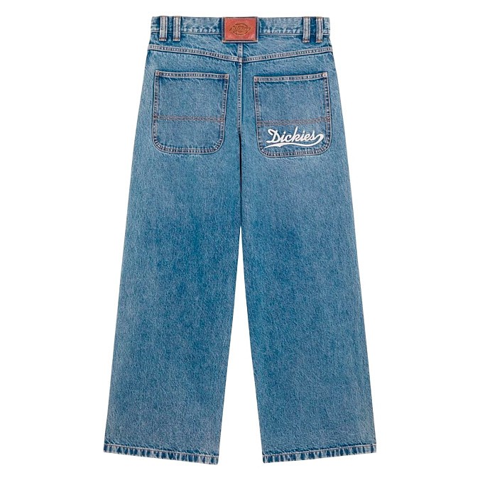 Джинсы мужские Dickies Loose Wave Denim Rinsed Blue W/ Fade