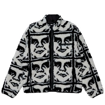 Куртка Obey Repeated Icon Sherpa Jacket